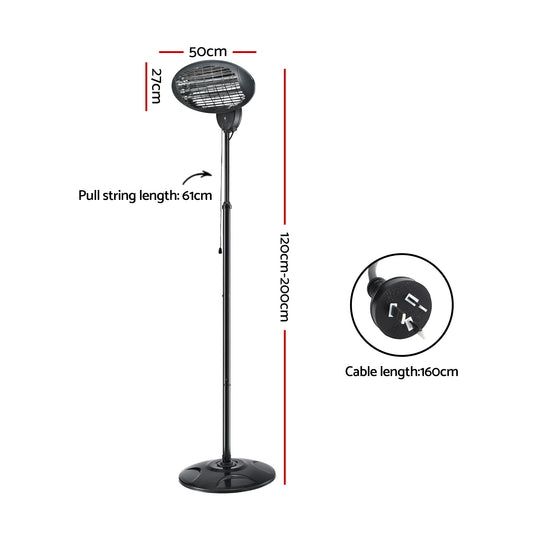 Devanti Electric Patio Heater 2000W