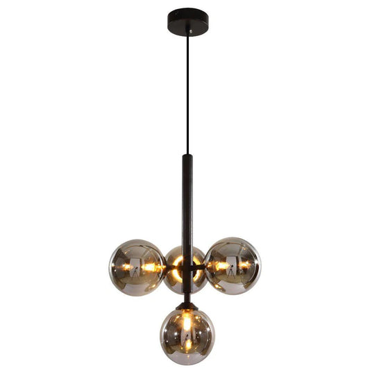 MODI Matte Black Pendant Light - 4 Light
