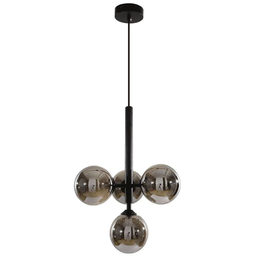 MODI Matte Black Pendant Light - 4 Light