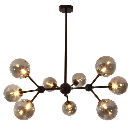 MODI Matte Black Pendant Light - 9 Light