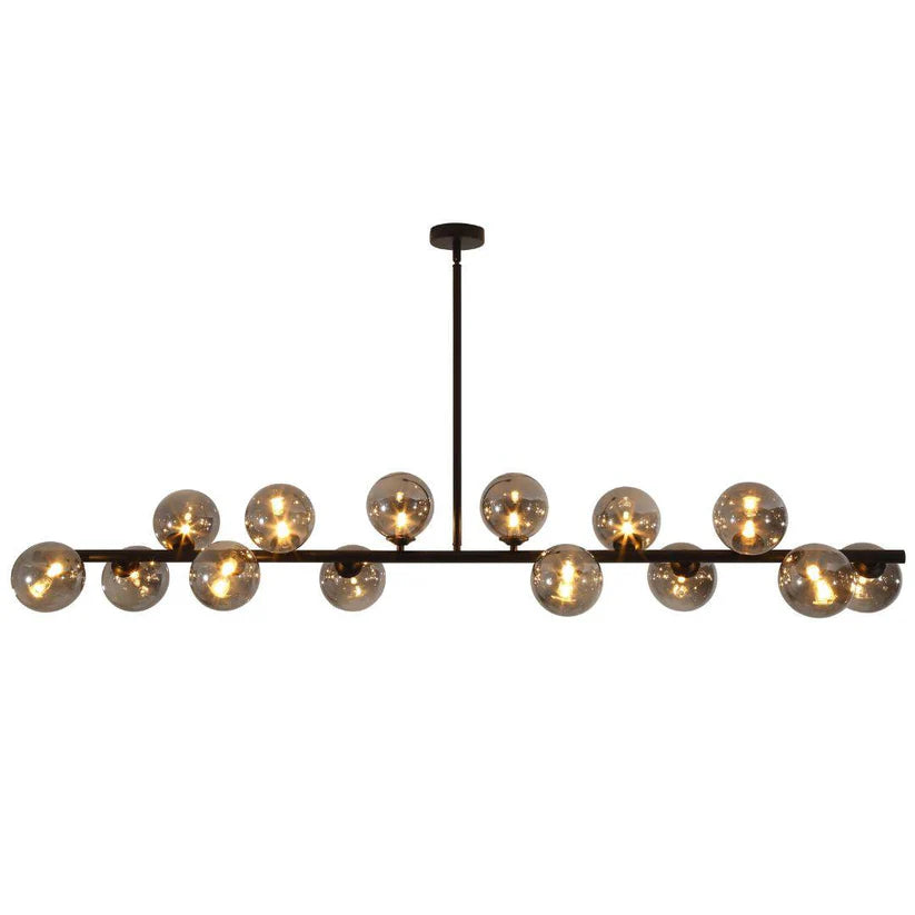 MODI Matte Black Pendant Light - 14 Light