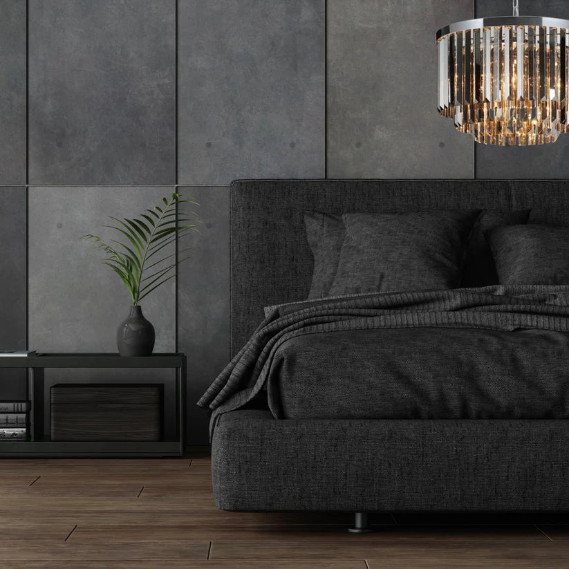 Marki Crystal Pendants - 50cm Round Chandelier