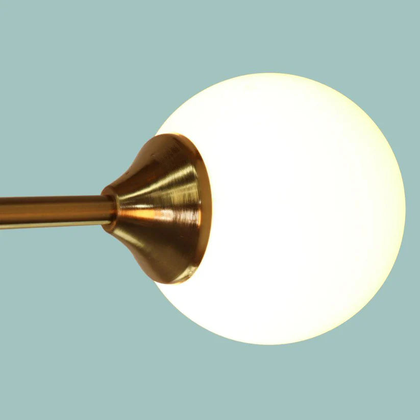 ORBIT Satin Gold Pendant Light - 4 Light