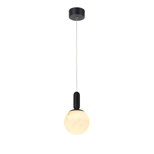 Lunar Black 11W Spanish Marble LED Pendant Light