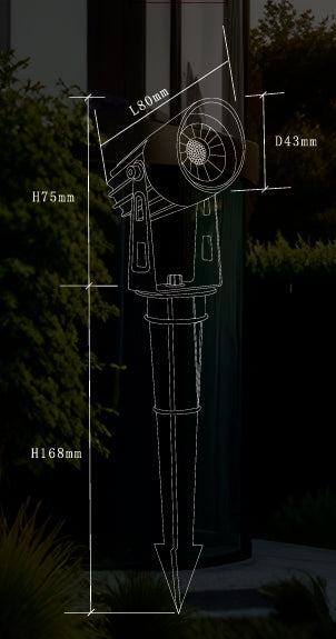 Thorn 3w LED Garden Spike - 3000k Warm White