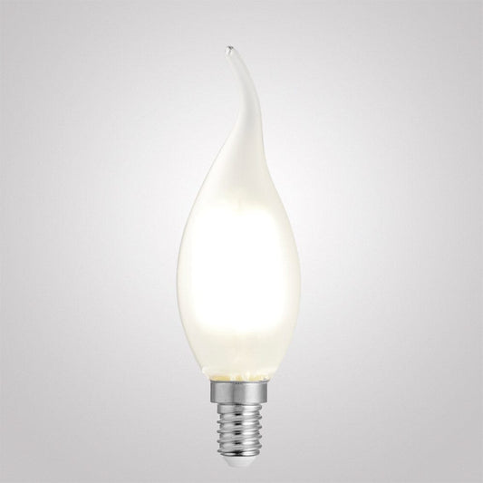4W Flame Tip Candle Dimmable LED Bulb (E14) Frost in Natural White-Candle Bulbs-Liquidleds