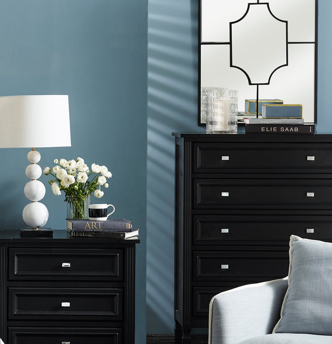 Boyd Wall Mirror - Black Cafe Lighting and Living, Mirrors, boyd-wall-mirror-black