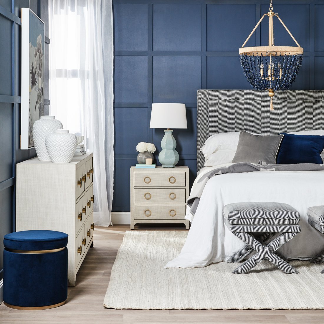 Erica Table Lamp - Duck Egg Blue-Table Lamp-Cafe Lighting and Living