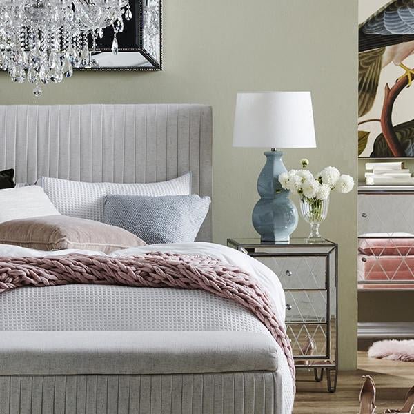 Erica Table Lamp - Duck Egg Blue-Table Lamp-Cafe Lighting and Living