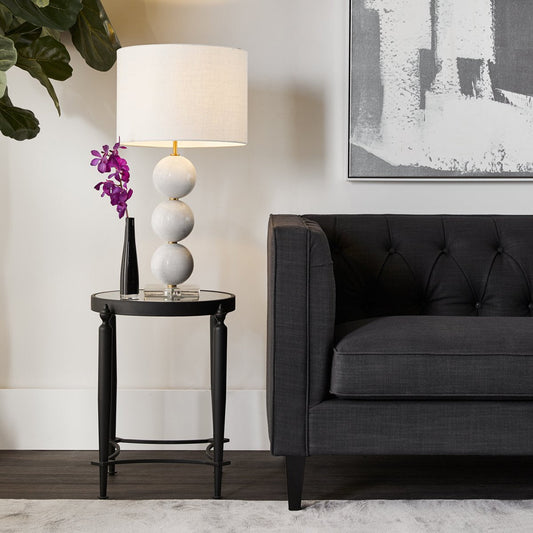 Manolo Marble Table Lamp--Cafe Lighting and Living