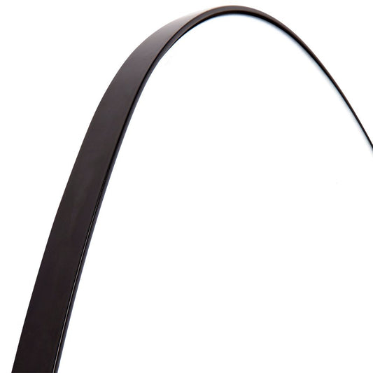 Pollock Wall Mirror - Small Black Cafe Lighting and Living, Living, pollock-wall-mirror-small-black