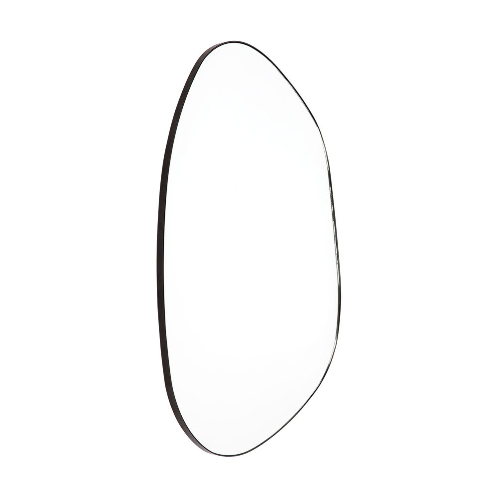 Pollock Wall Mirror - Small Black Cafe Lighting and Living, Living, pollock-wall-mirror-small-black