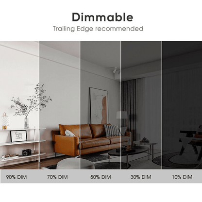 INFINITE 10W White Low Glare Aluminium Dimmable LED Downlight 70mm cut out