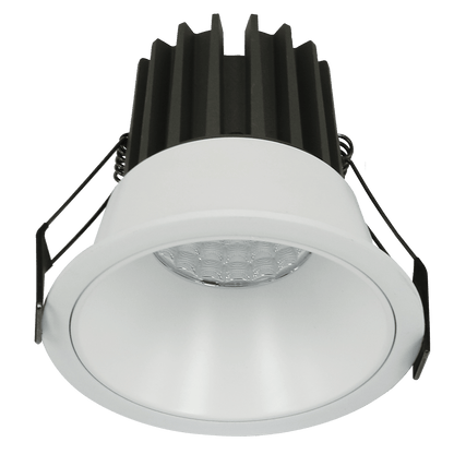 INFINITE 10W White Low Glare Aluminium Dimmable LED Downlight 70mm cut out