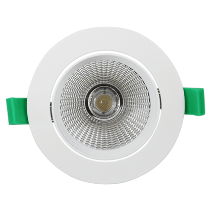 15W Tiltable Low Glare COB Aluminium LED Downlight 90mm cut out