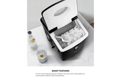 Vevare 3L Portable Ice Maker Machine Black