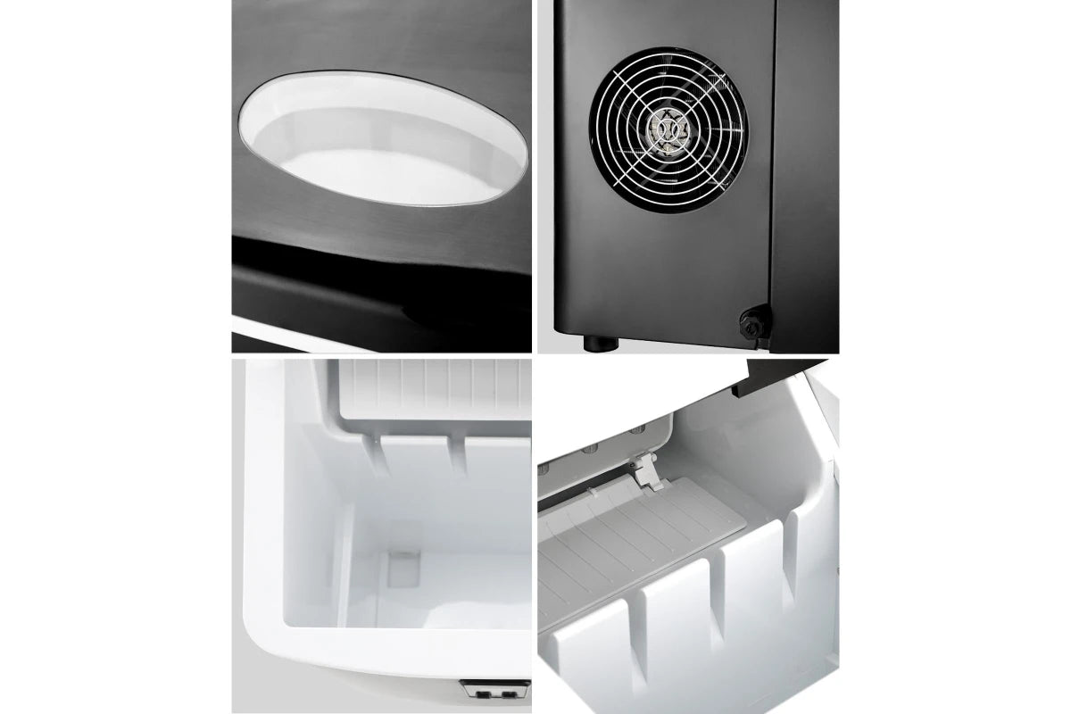Vevare 3L Portable Ice Maker Machine Black