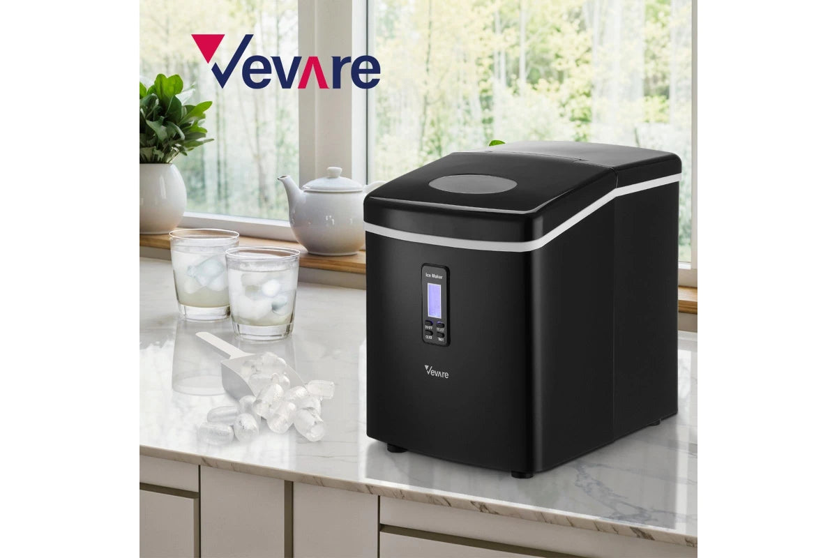 Vevare 3L Portable Ice Maker Machine Black