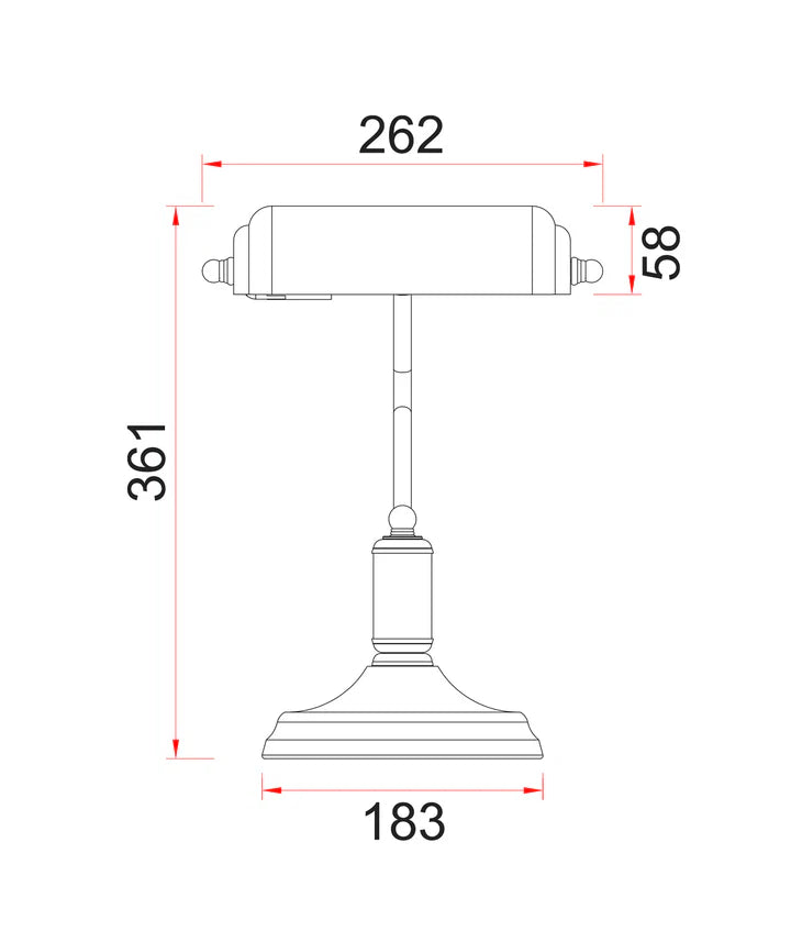 BANCA - TRADITIONAL BANKERS LAMP