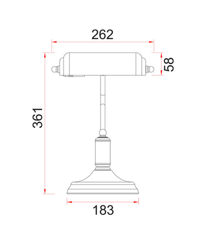 BANCA - TRADITIONAL BANKERS LAMP
