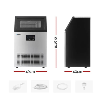 Devanti 60kg Ice Maker Commercial Machine