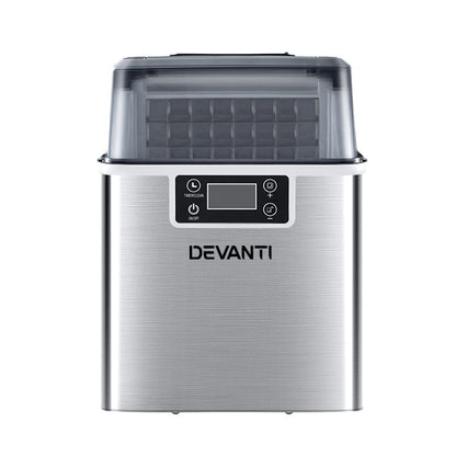 Devanti 20kg Ice Maker Machine Stainless Steel