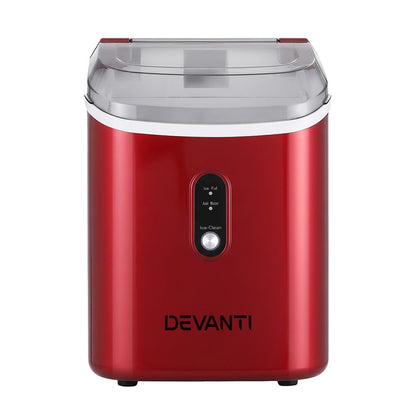 Devanti Ice Maker Machine 15kg Nugget Chewable Ice Cube