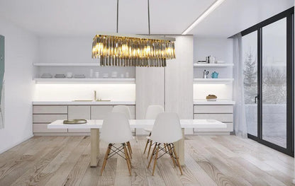Marki Crystal Pendants - 80cm Long Chandelier