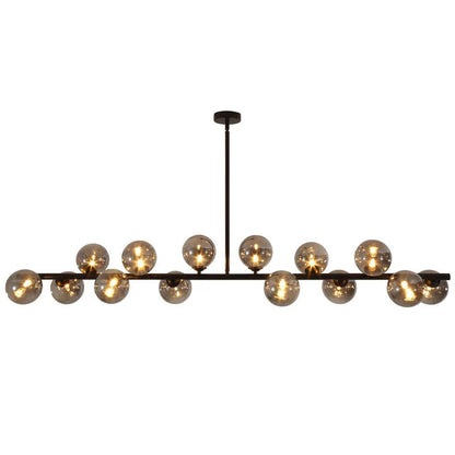 MODI Matte Black Pendant Light - 14 Light