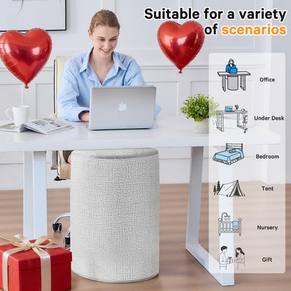 Under Desk Heater, 150W Quiet Foot Warmers for Feet with Detachable Foot Heating Pad, Graphene Radiant Heat Panel with Thermostat & Timer, Portable Energy-Saving for Office/Home,8 Heat Levels