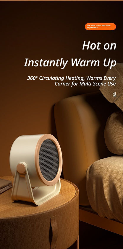 Desk heater grey