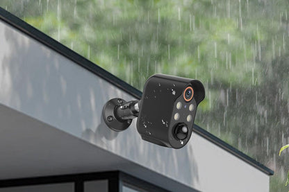 Security Cameras Wireless Outdoor Home Indoor Camera with Color Night Vision Motion Detection -Black