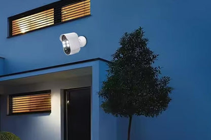 Security Cameras Wireless Outdoor Home Indoor Camera with Color Night Vision Motion Detection -White