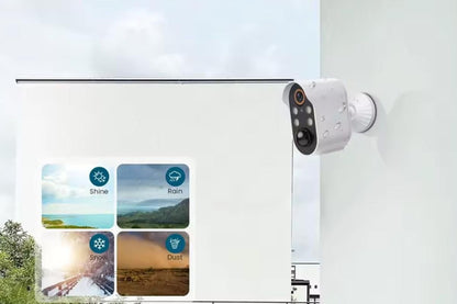 Security Cameras Wireless Outdoor Home Indoor Camera with Color Night Vision Motion Detection -White