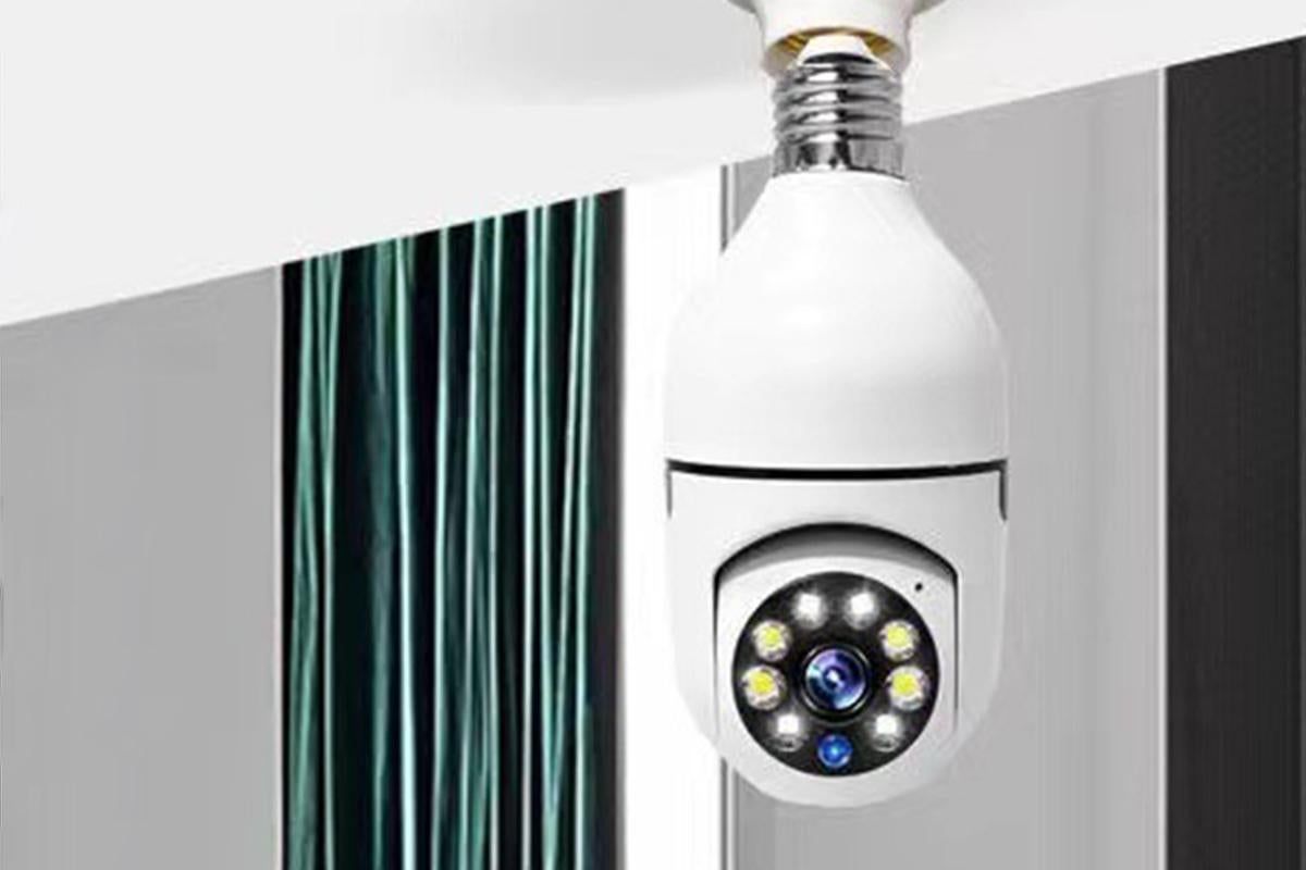 Light Bulb Security Camera HD WiFi IP Security Lamp Camera Bulb Light Camera Wireless WiFi Light Security Camera Home Security
