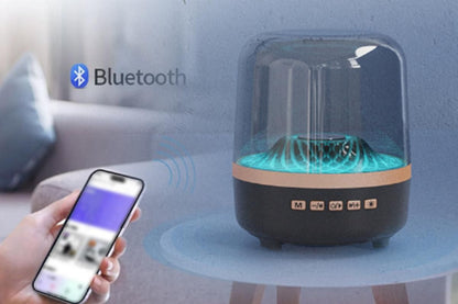 Portable Wireless Bluetooth Speaker with RGB Lights TWS Pairing for Party Outdoor Travel