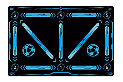 Soccer Training Mat Football Footstep Training Mat Soccer Skills Training Equipment Non Slip Dribble Training Sport Carpet