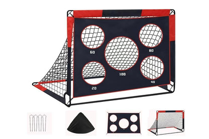 Soccer Goals for Backyard Set Portable Soccer Goal Training Equipment Pop Up Soccer Net for Youth Outdoor Games