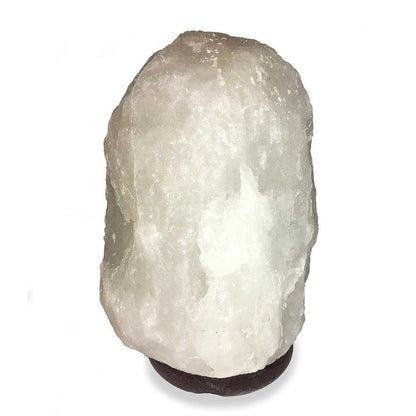 12V 12W 2-3Kg Himalayan White Salt Lamp Crystal Rock Natural Shape Unique Lamps