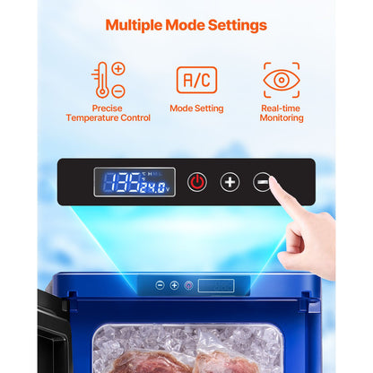 Portable Car Refrigerator Freezer Compressor 35L Single Zone for Car Home