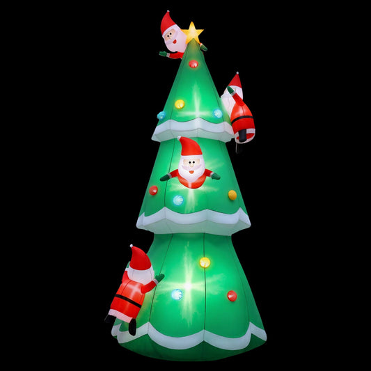 Christmas Inflatable Santa Tree 5M Illuminated Decorations