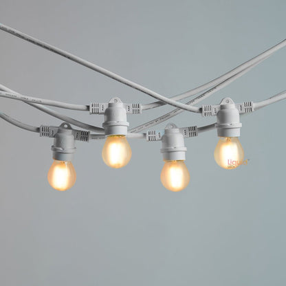 10m White Festoon String Lights with 10 Bulb 240V Liquidleds, Festoon String, 10m-white-festoon-string-lights-with-10-bulb-240v