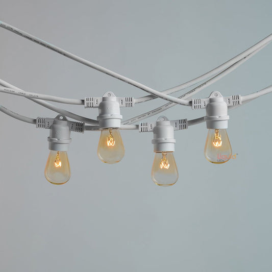 10m White Festoon String Lights with 10 Bulb 240V Liquidleds, Festoon String, 10m-white-festoon-string-lights-with-10-bulb-240v