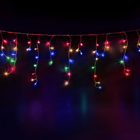 800 LED Christmas Icicle Lights Mutlicolour-Occasions > Lights-Dropli
