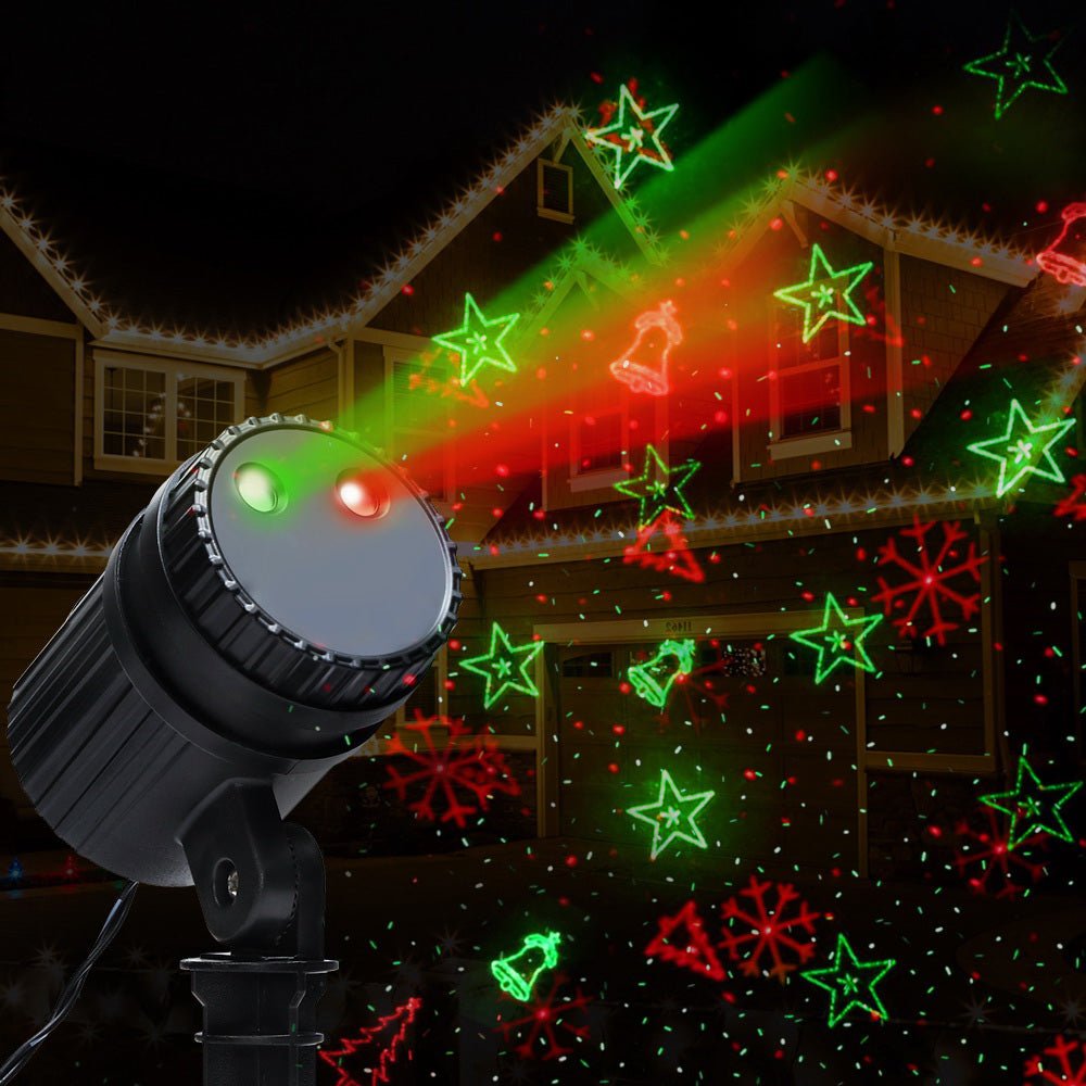 Moving LED Lights Laser Projector Landscape Lamp Christmas Decor-Occasions > Lights-Dropli