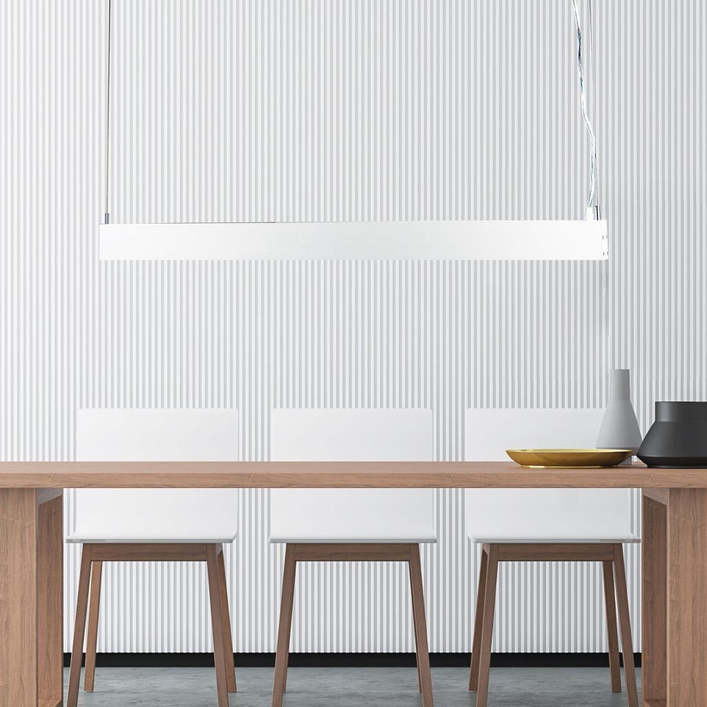 Oriel SLATE - 58W 1200mm Up/Down LED Linear Pendant - 4000K Oriel Lighting, PENDANTS, oriel-slate-58w-1200mm-up-down-led-linear-pendant-4000k
