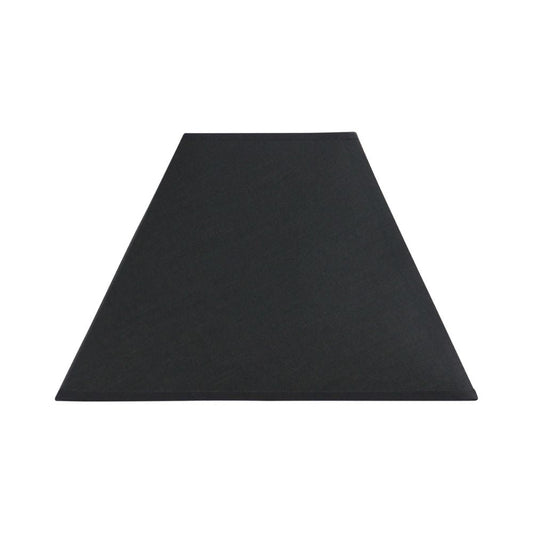 Oriel TAPER - 35cm Black Cotton Tapered Square Shade Oriel, ACCESSORIES, oriel-taper-35cm-black-cotton-tapered-square-shade